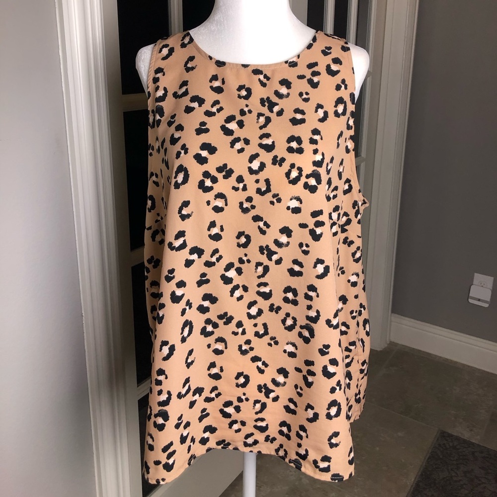 Like New! Animal Print Tank Top